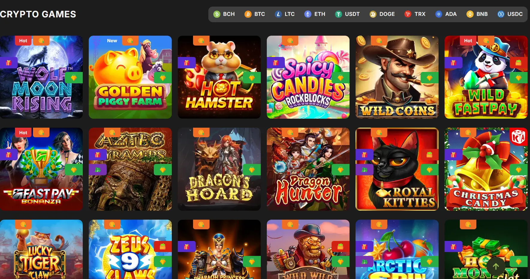 Крипто-слоты и provably fair игры в Fastpay Casino